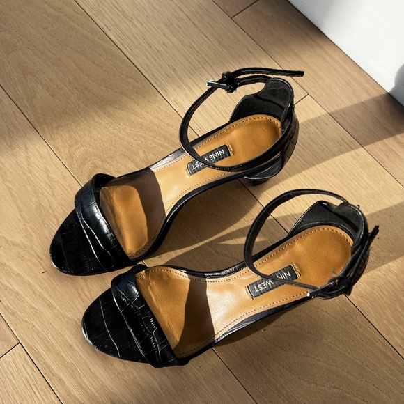 Nine West Heel Sandal - Black - Picture 5 of 5